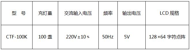 矿灯充电柜技术参数